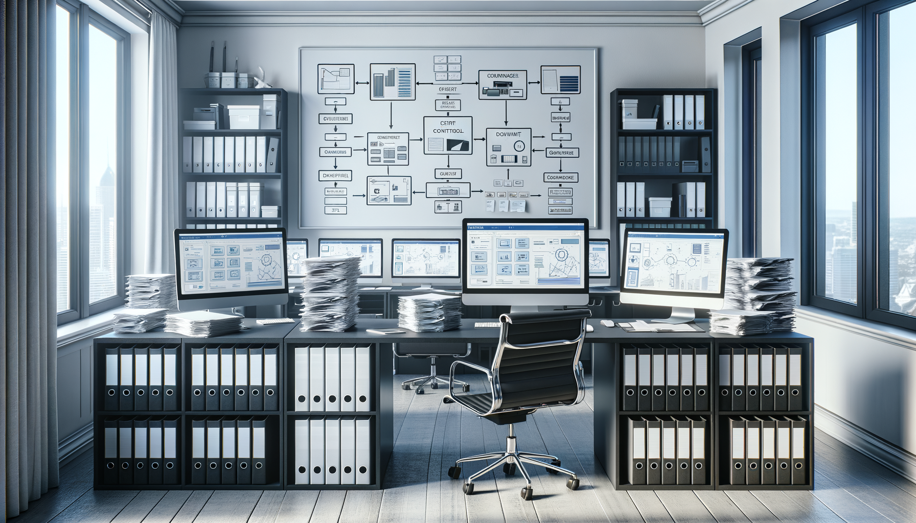 Image for Organized office with FDA inspection guidance documents